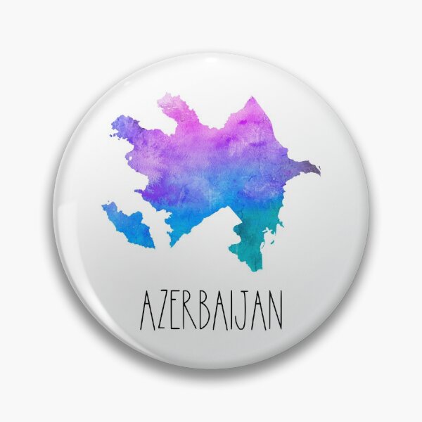 Item preview, Azerbaijan Watercolor Map - Azerbaijani designed and sold by MountainD.