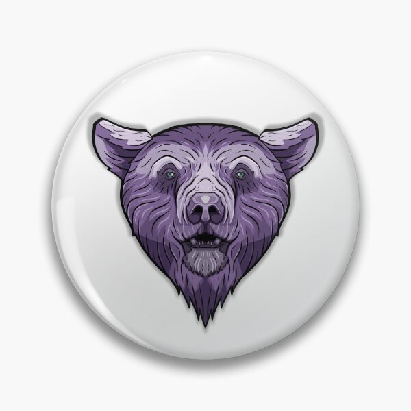 Item preview, Purple bear with blue eyes designed and sold by jdvsart.