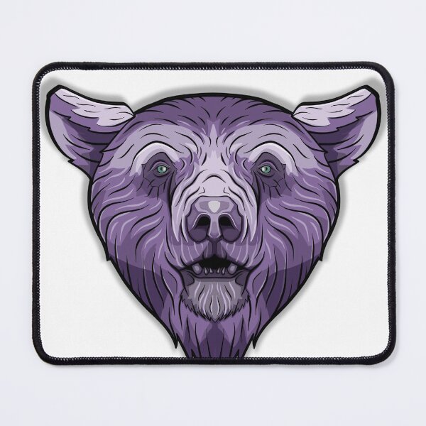 Item preview, Purple bear with blue eyes designed and sold by jdvsart.