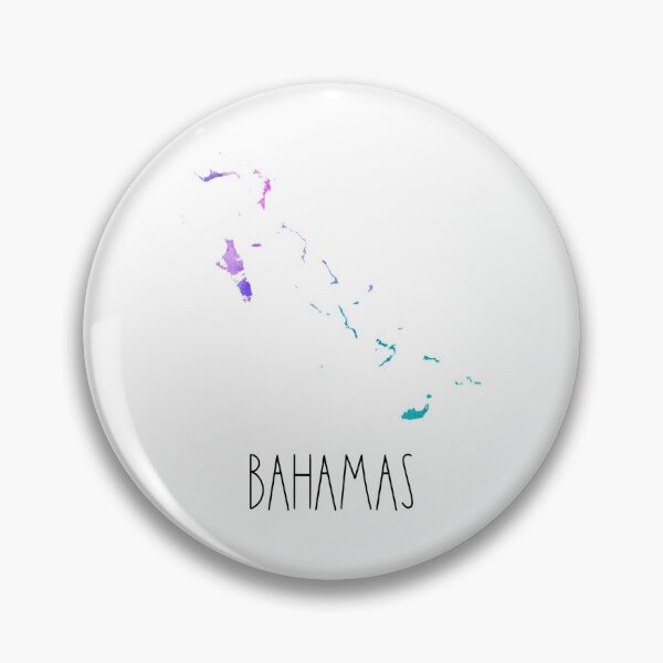 Item preview, Bahamas Watercolor Map - Bahamian designed and sold by MountainD.