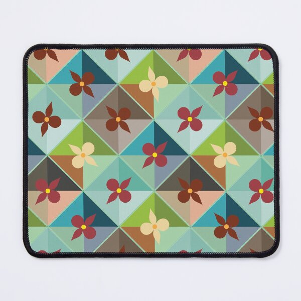 Item preview, Abstract Patterns On Ceramic Tile With Flowers, Perfect Gift For All Ages designed and sold by Special-Ninja.
