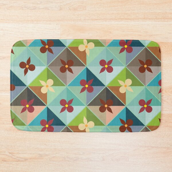 Item preview, Abstract Patterns On Ceramic Tile With Flowers, Perfect Gift For All Ages designed and sold by Special-Ninja.