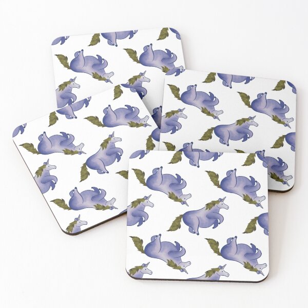 Item preview, Chubby unicorn designed and sold by Entertaining  Bread.