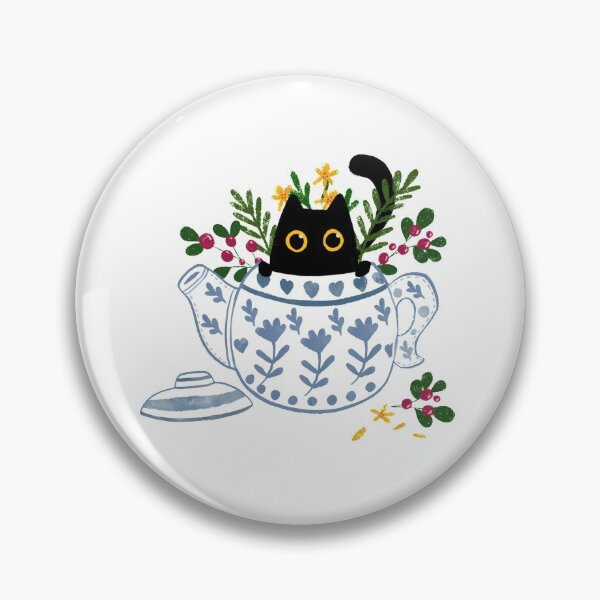 Item preview, Cat in Teapot  designed and sold by RosalieReeves.