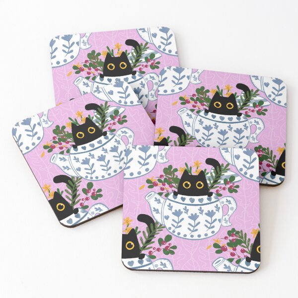 Item preview, Cat in Teapot  designed and sold by RosalieReeves.