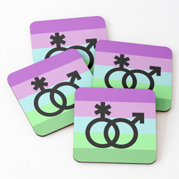 Item preview, nblm, interlocking symbols over toric flag designed and sold by Skyler Orion X.