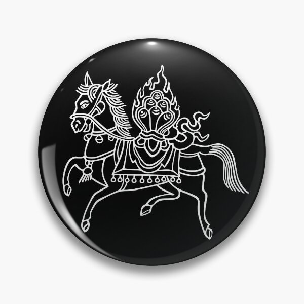 Item preview, Wind Horse Sacred Symbol meaning Human Soul designed and sold by signsandsymbols.