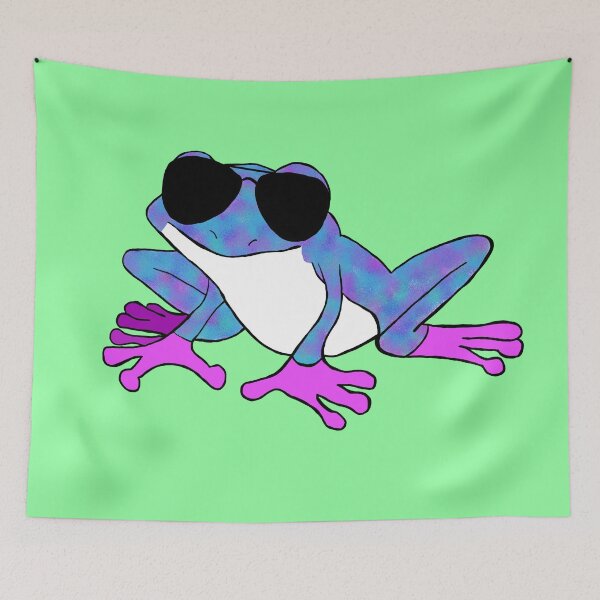 Item preview, chill tree frog designed and sold by SunnyAngst.