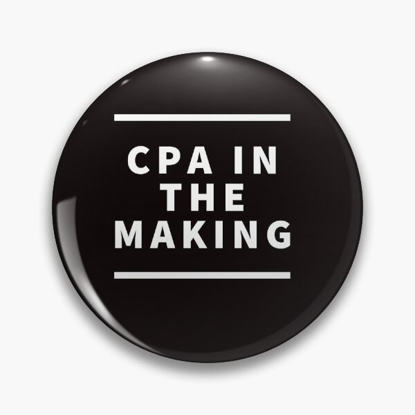 Item preview, CPA in the making Future CPA Stylish Text Design on black and color background designed and sold by Evartdesign.