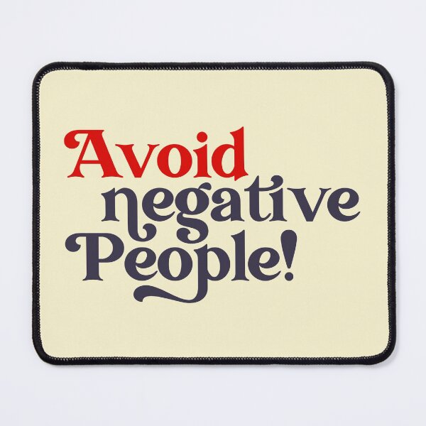Item preview, Avoid negative people typography designed and sold by 99vectors.