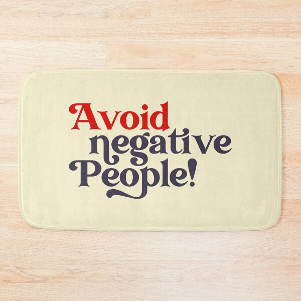 Item preview, Avoid negative people typography designed and sold by 99vectors.