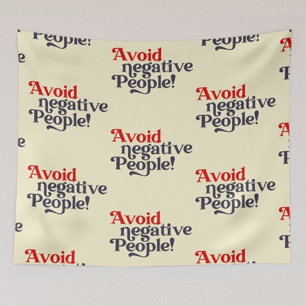 Item preview, Avoid negative people typography designed and sold by 99vectors.