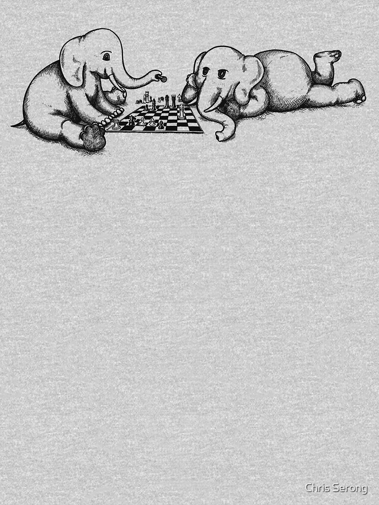 Elephants Playing Chess by ChrisSerong
