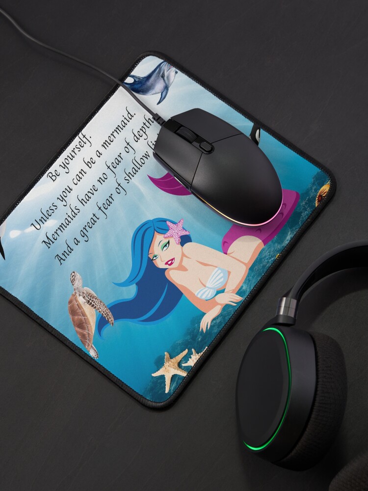 Alternate view of Be a Mermaid Mouse Pad