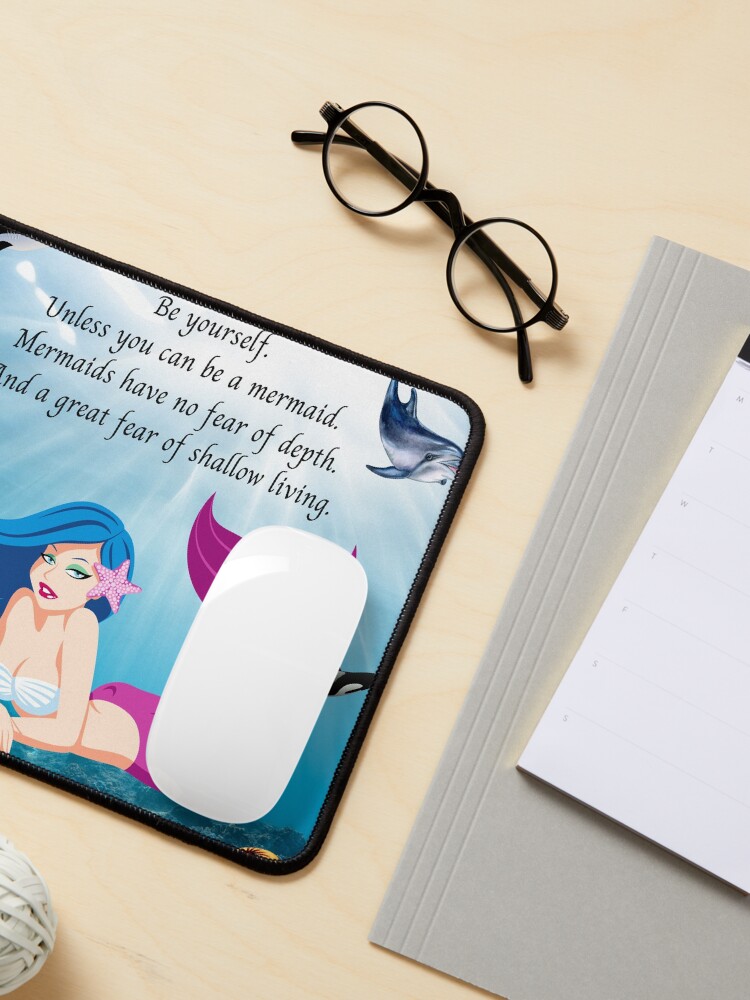 Alternate view of Be a Mermaid Mouse Pad