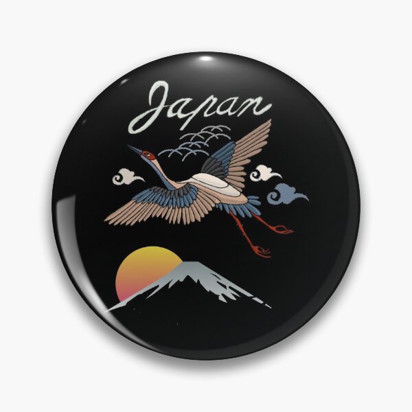 Item preview, Tokyo Japan Japanese Crane Art Japanese Inspired 80s Style Japanese Crane Art designed and sold by enjoytheshirt.