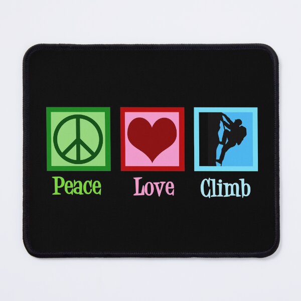 Item preview, Peace Love Rock Climbing designed and sold by Epic Love Designs.