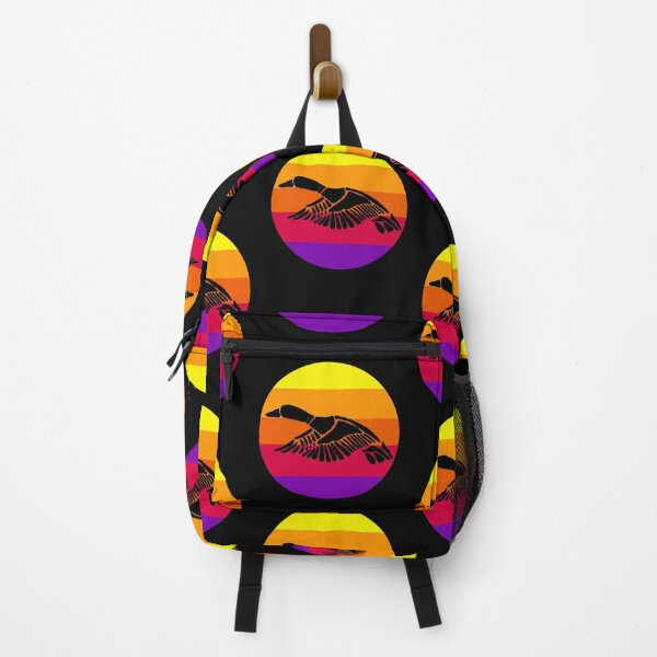 Item preview, Cute Flying Mallard Duck Silhouette at Sunrise designed and sold by Nature's Fancy.