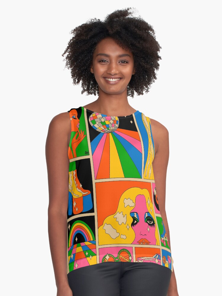 Item preview, Sleeveless Top designed and sold by MissPennyLane.