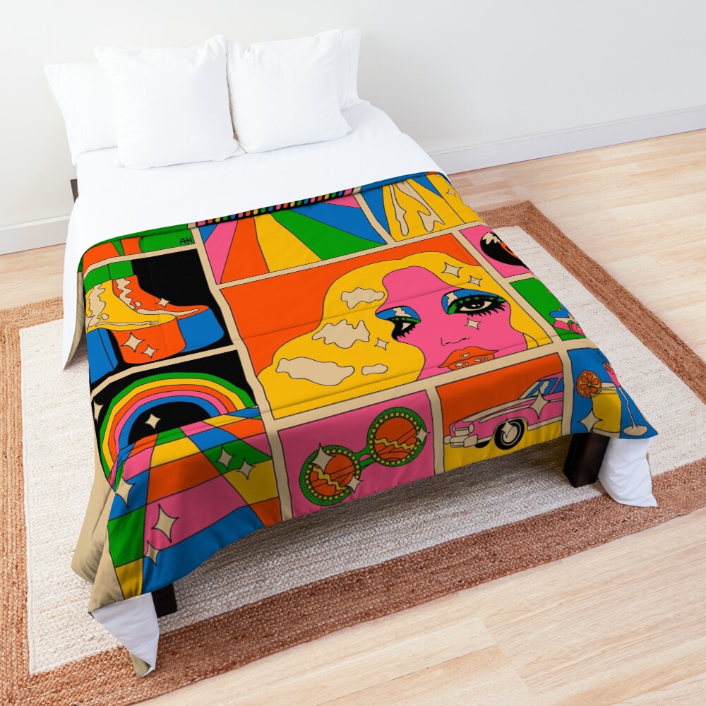 Item preview, Comforter designed and sold by MissPennyLane.