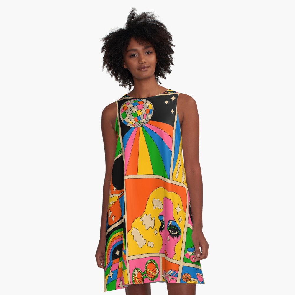 Disco mood A-Line Dress