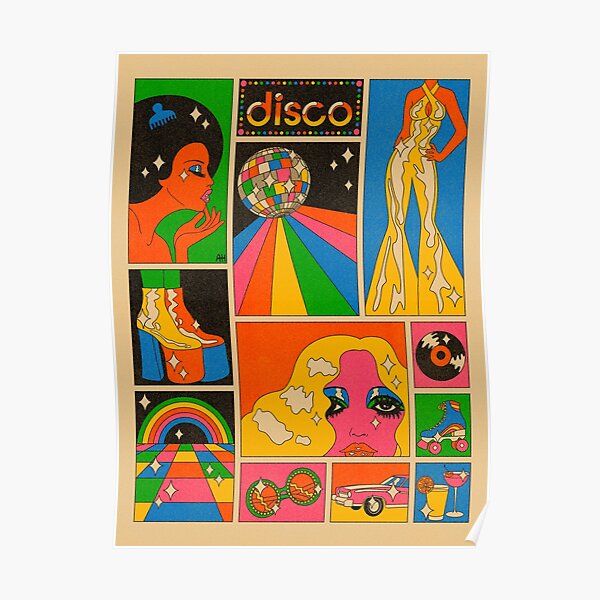 Disco mood Poster