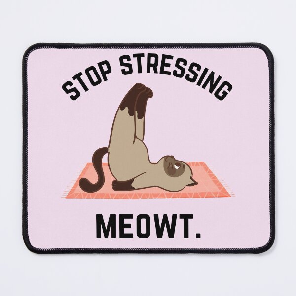 Item preview, Stop stressing meowt - funny cat meme meow design designed and sold by theslowdown.