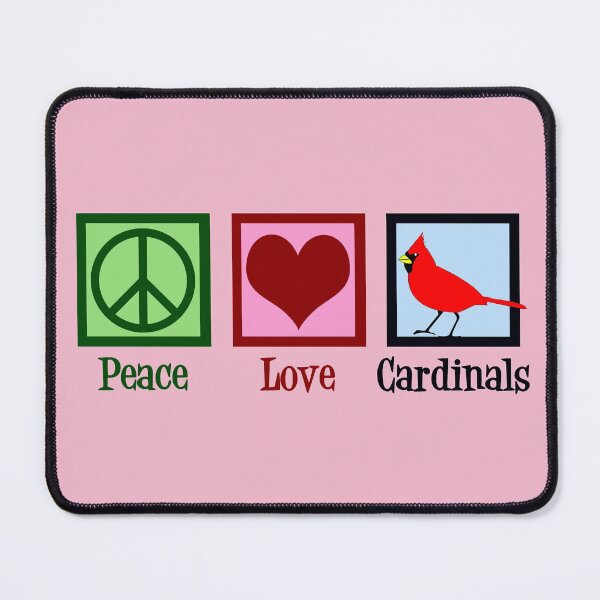 Item preview, Peace Love Cardinals designed and sold by Epic Love Designs.