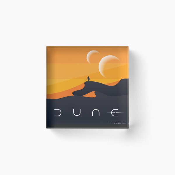 Item preview, Dune 2021, Arrakis Poster designed and sold by blackdogshop.