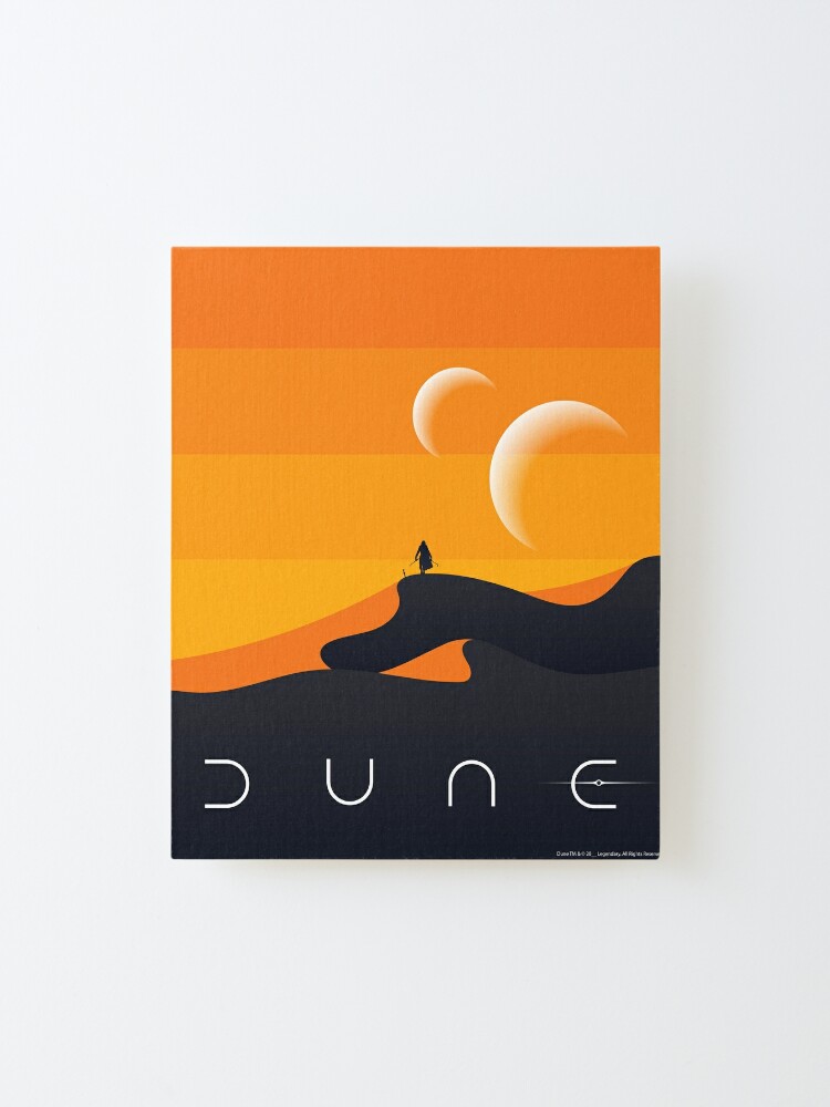 Alternate view of Dune 2021, Arrakis Poster Mounted Print