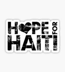 Praying and Hoping For Haiti Sticker