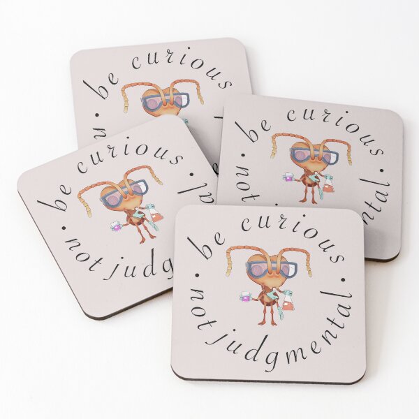 Item preview, Be Curious, scientist Antonia designed and sold by SciAnts.