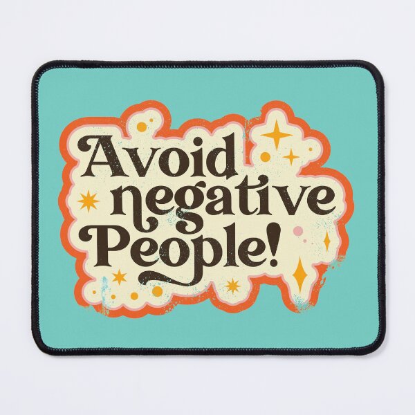 Item preview, Avoid negative people typography retro vintage designed and sold by 99vectors.