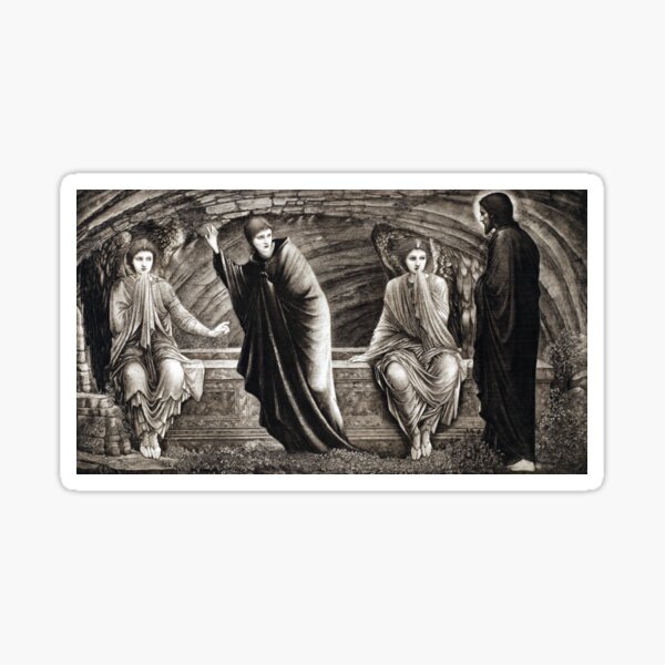 Edward Burne-Jones The Morning of the Resurrection Sticker