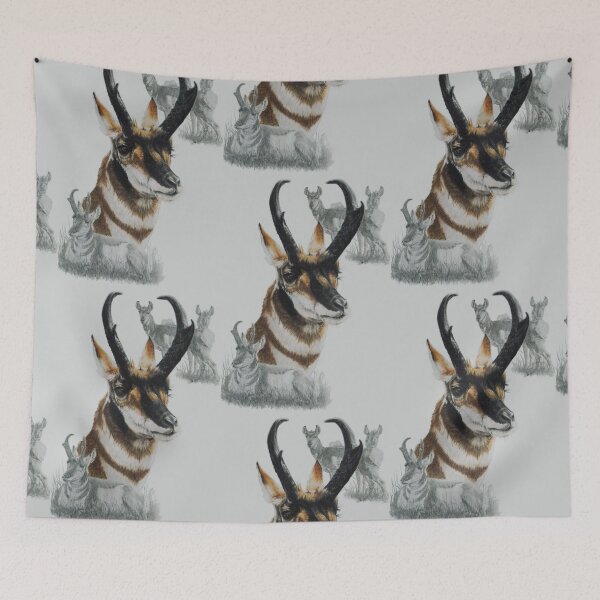 Item preview, Pronghorn Collage designed and sold by BarbBarcikKeith.