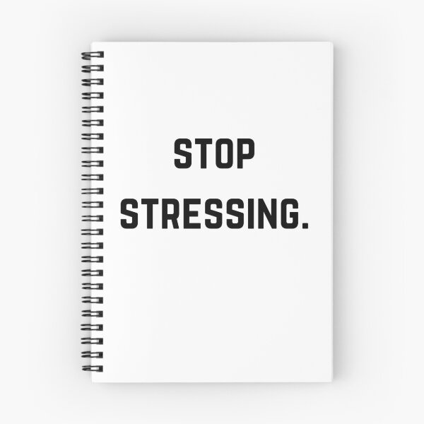 Item preview, Stop stressing quote black font, inspirational design designed and sold by theslowdown.