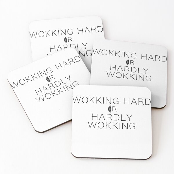 Item preview, Wokking Hard or Hardly Wokking - Funny Asian Meme designed and sold by CrazyBichAsian.