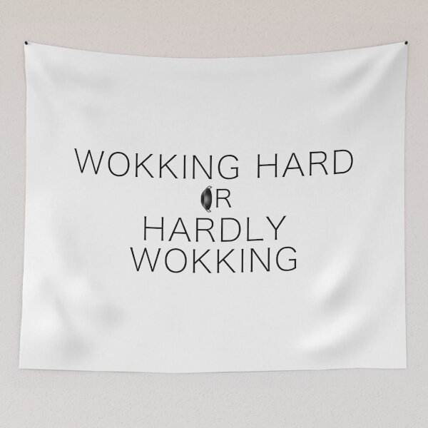 Item preview, Wokking Hard or Hardly Wokking - Funny Asian Meme designed and sold by CrazyBichAsian.