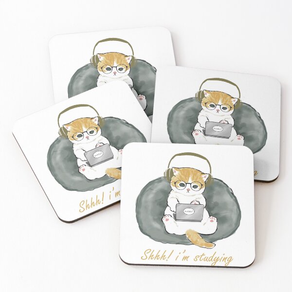 Item preview, Shh! i'm studying designed and sold by quyenthoai.