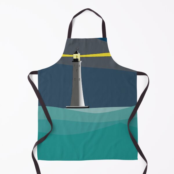 Item preview, Wolf Rock Lighthouse at night designed and sold by CoastPicsDesign.
