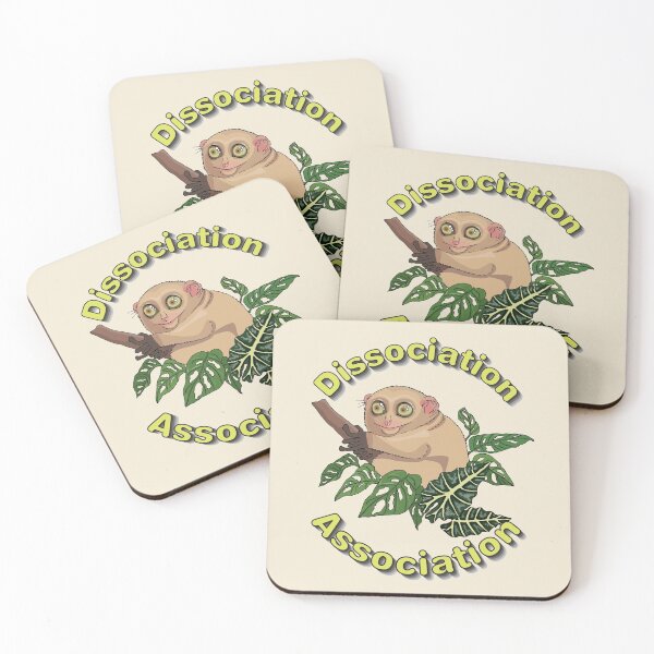 Item preview, Join the Dissociation Association - tarsius zoning out designed and sold by Petra Vitéz.