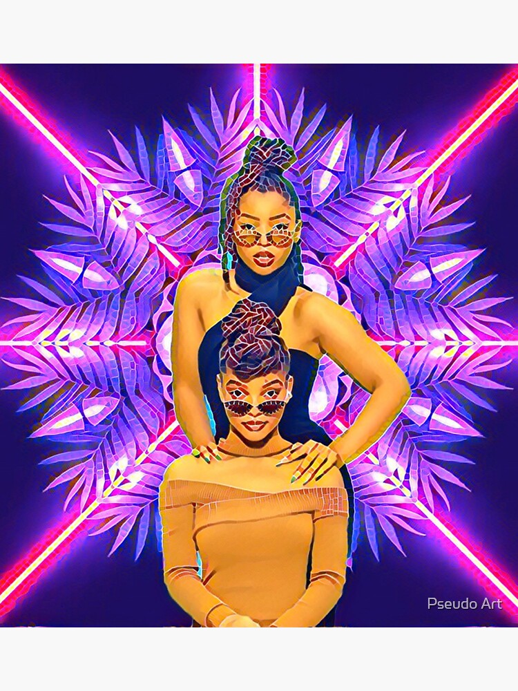 Chloe X Halle Sticker For Sale By 6thematik9 Redbubble 9160