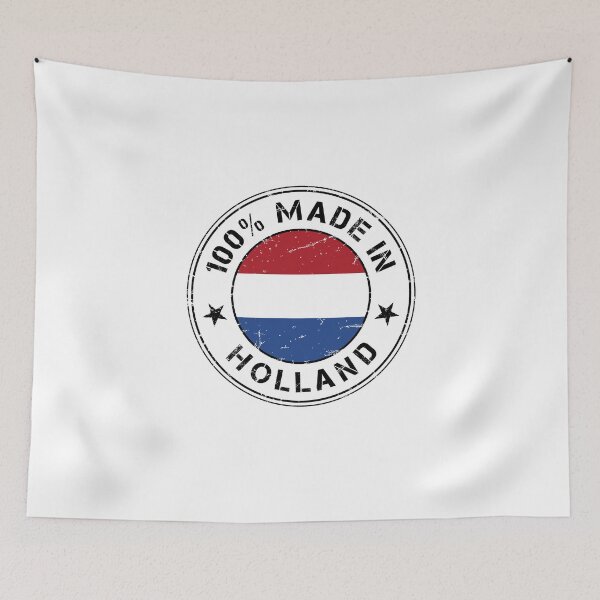 Item preview, Holland Netherlands flag flag stamp designed and sold by GeogDesigns.