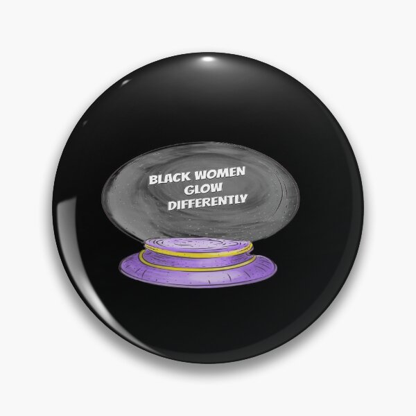 Item preview,  BLACK WOMEN GLOW DIFFERENTLY STICKER designed and sold by RetroPlaceee.