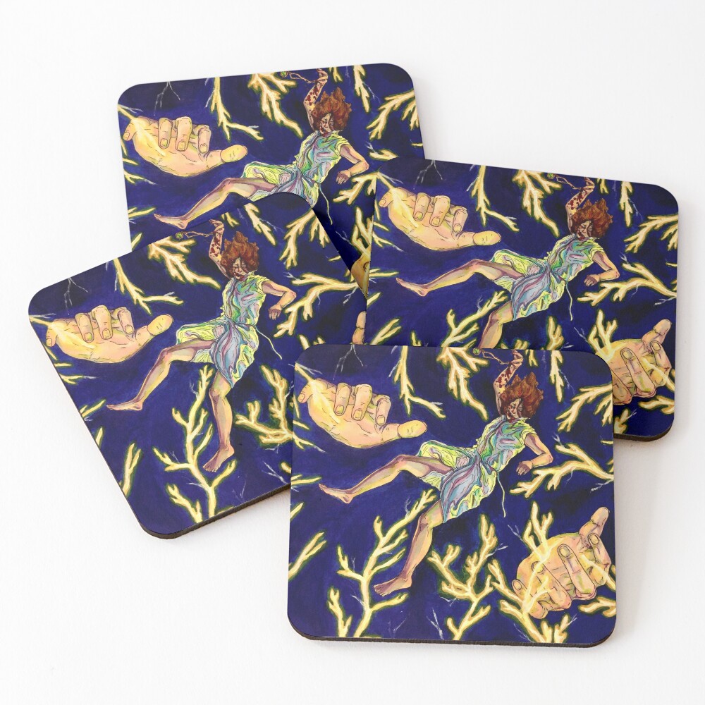 Item preview, Coasters (Set of 4) designed and sold by Crypticcreator.