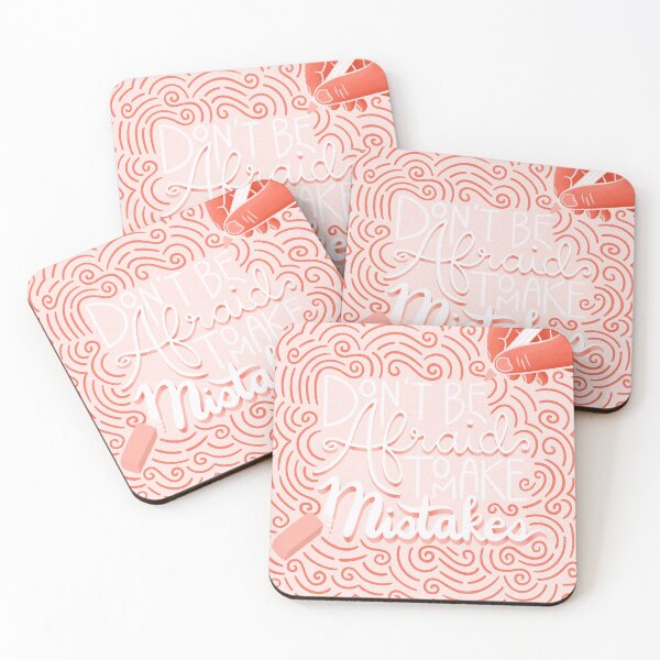 Item preview, make mistakes (pink) designed and sold by tandemsy.