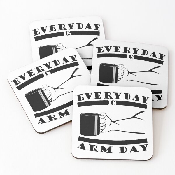 Item preview, Coffee Lovers Shirt - Everyday is Arm Day designed and sold by PirateOwl.