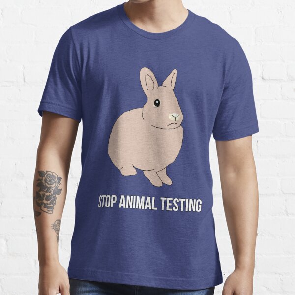 Stop Animal Testing Rabbit Cartoon T Shirt For Sale By Kjcasey1982