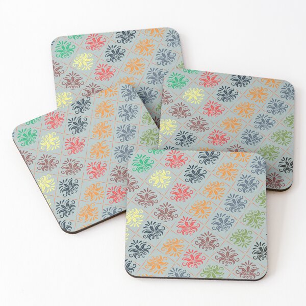 Item preview, Abstract Patterns On Ceramic Tile With Flowers, Perfect Gift For All Ages designed and sold by Special-Ninja.