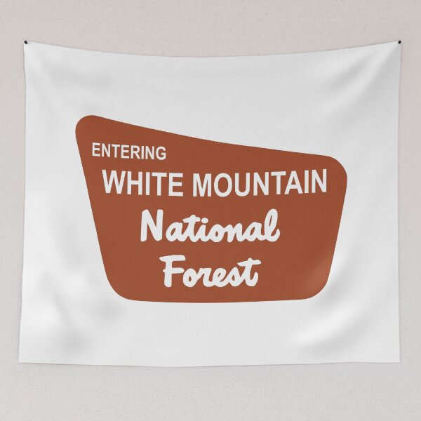 Item preview, White Mountain National Forest New Hampshire Sign NH designed and sold by cangurojoe.